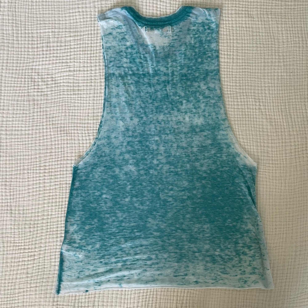 Spiritual Gangster Hamsa Waves Burnout Tank - Picture 3 of 8
